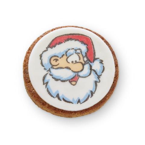 Haselnuss Lebkuchen "Fröhlicher Santa"