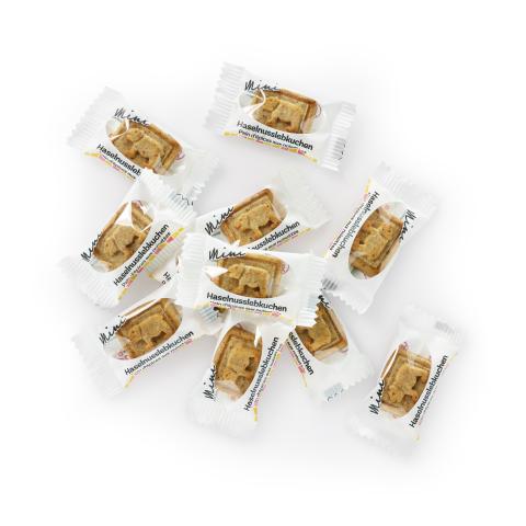 Kaffeebeilage Haselnusslebkuchen Leckerli 7g einzeln