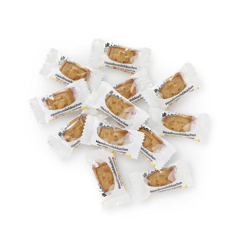 Kaffeebeilage Haselnusslebkuchen Leckerli 7g einzeln