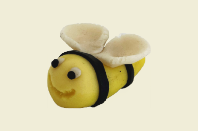 Marzipan Hummel selber modellieren