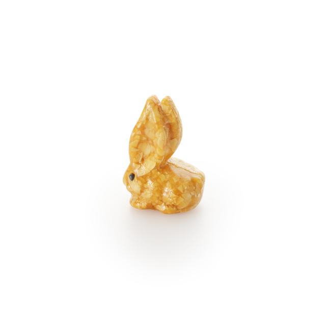 Mandel Nougat mini Häsli 40g Krokant Mini Hase für Ostern Osternest