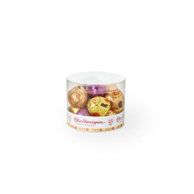 Olo Marzipan Kugeln gemischt in Dose (12 Stück)