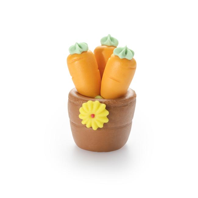 Marzipan Topf mit Rüebli