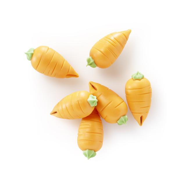 Karotte aus Marzipan