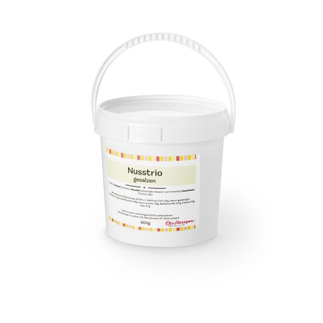 gesalzen Mandeln, Cashews, Haselnüsse in Dose